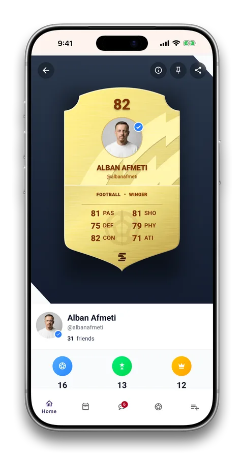 Squadin app screen: Keep your legacy